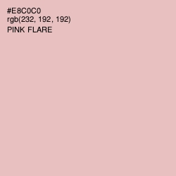 #E8C0C0 - Pink Flare Color Image